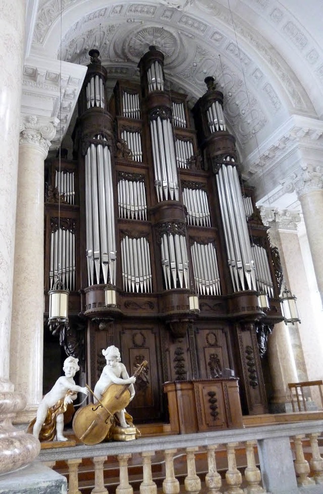 Die Orgel im Dom zu St. Blasien wurde vor 100 Jahren eingebaut. Thomas Mutter  | Foto: Thomas Mutter