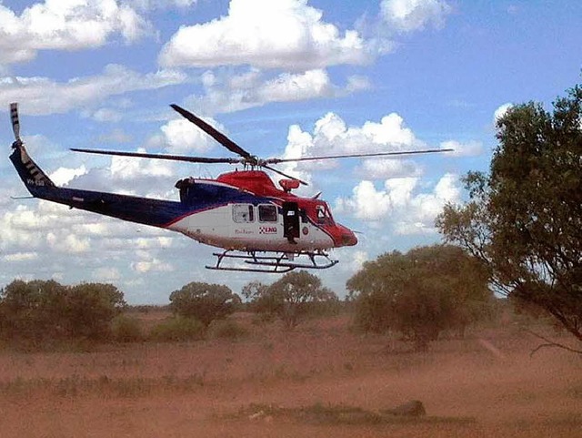 Ein Helikopter entdeckte den Backpacke... Woodhead im australischen Hinterland.  | Foto: dpa