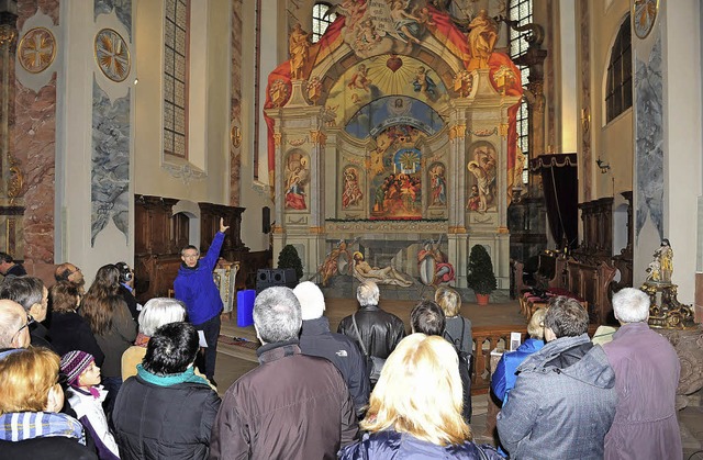 Das Theatrum sacrum ist in der Barthol...s Kchle gibt erzhlt die Geschichte.   | Foto: axel fleig