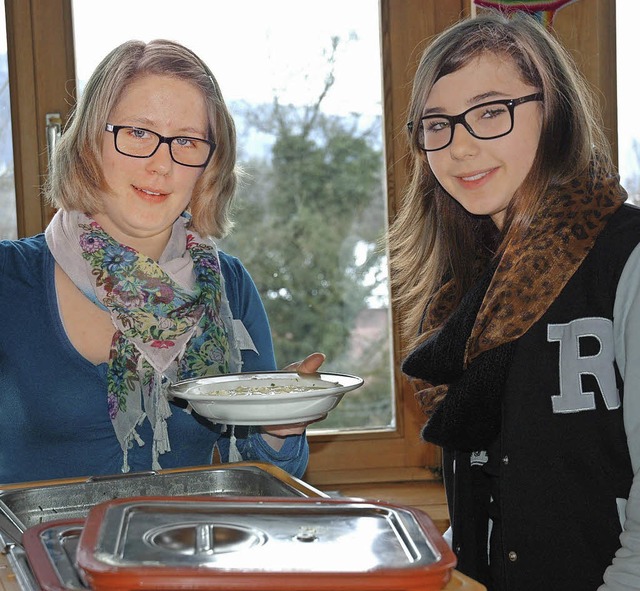 Leckere Suppen gab&#8217;s gestern bei... Laufenburger Pfarrheim Heilig Geist.   | Foto: Brigitte Chymo