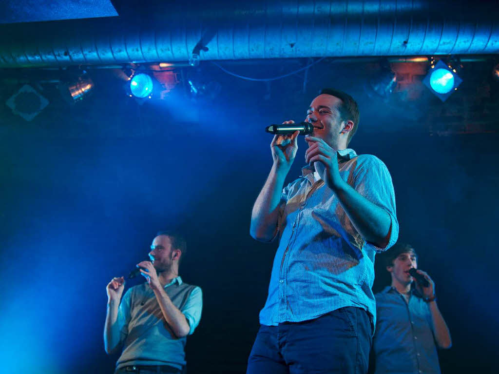 Die A-capella-Truppe High Five brachte im Jazzhaus in Freiburg das Publikum ganz schn ins Schwitzen.