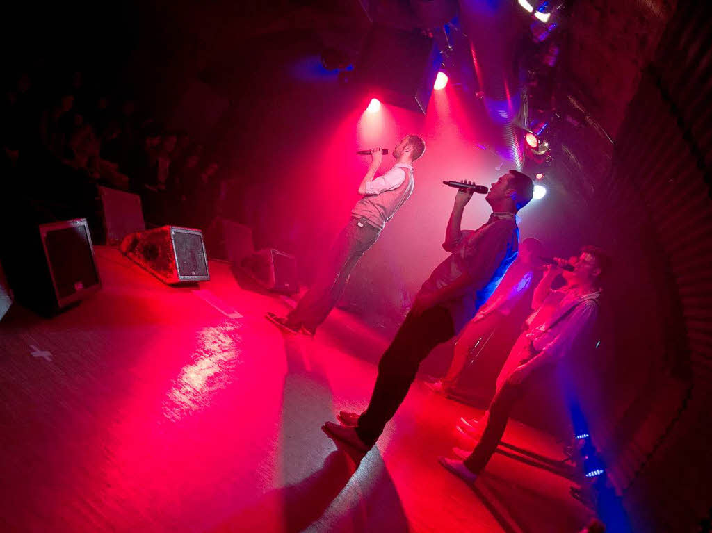 Die A-capella-Truppe High Five brachte im Jazzhaus in Freiburg das Publikum ganz schn ins Schwitzen.