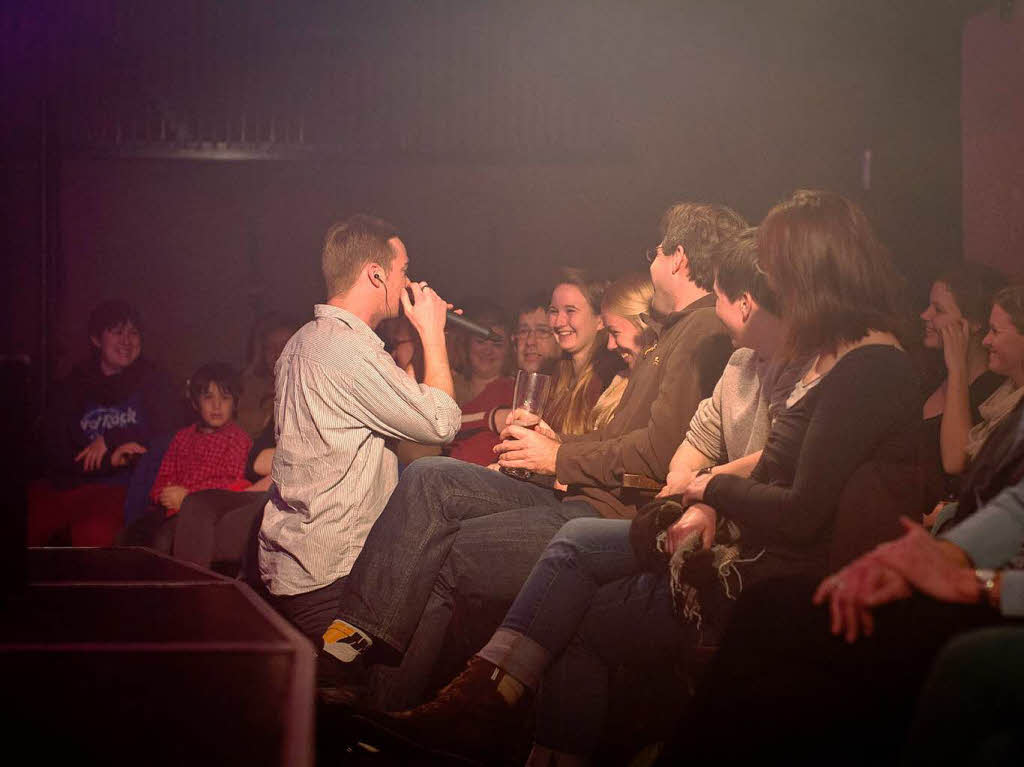 Die A-capella-Truppe High Five brachte im Jazzhaus in Freiburg das Publikum ganz schn ins Schwitzen.