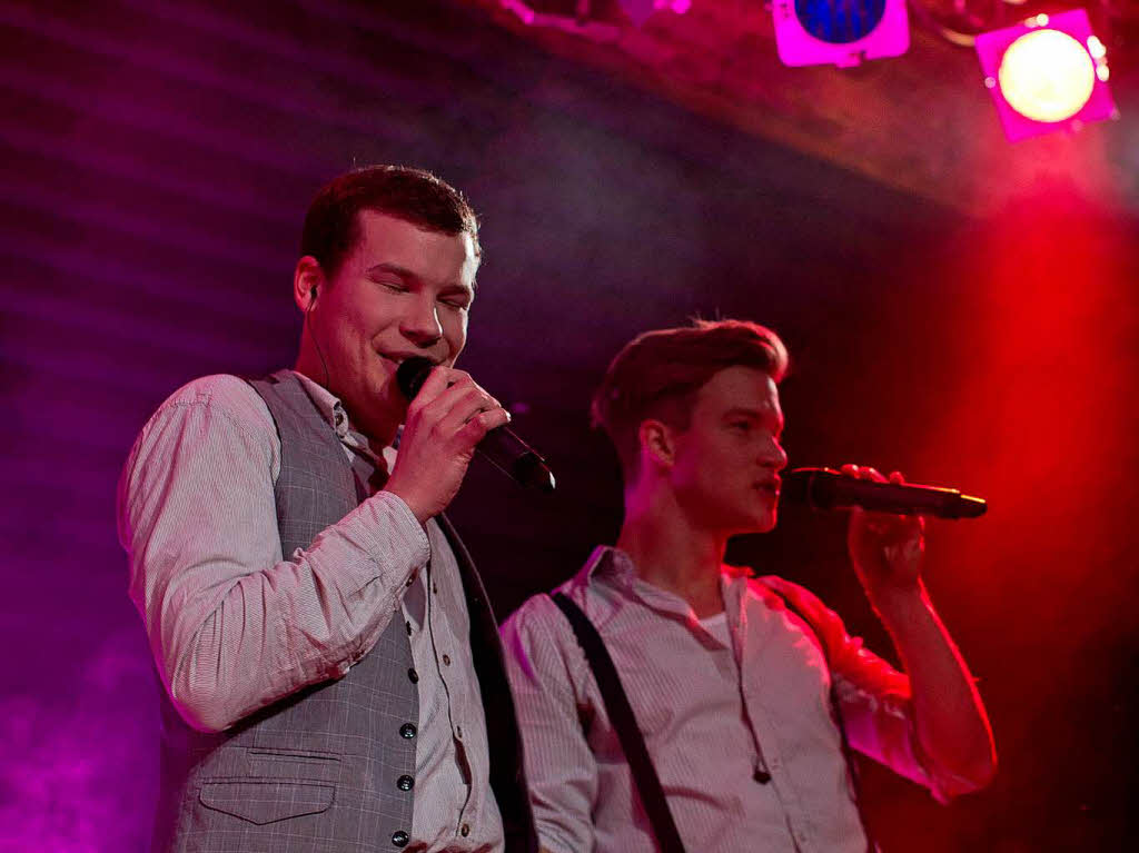 Die A-capella-Truppe High Five brachte im Jazzhaus in Freiburg das Publikum ganz schn ins Schwitzen.