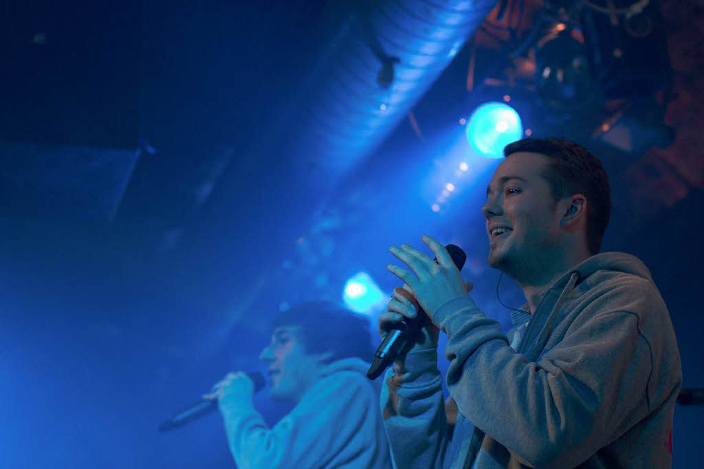 Die A-capella-Truppe High Five brachte im Jazzhaus in Freiburg das Publikum ganz schn ins Schwitzen.