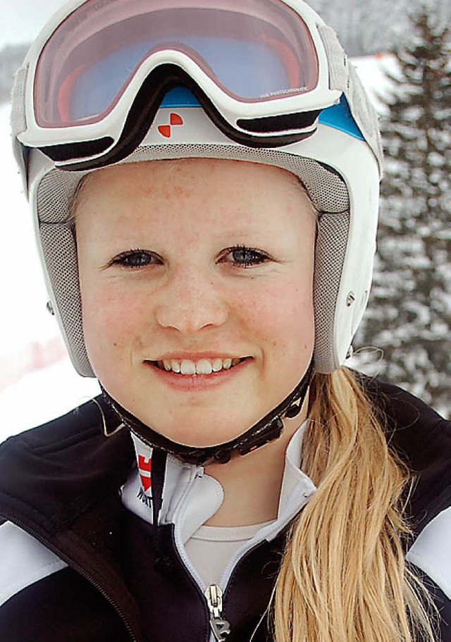 Fuhr im Slalom auf Platz fnf: Chiara Wetzel (SC Wehr)   | Foto: Junkel