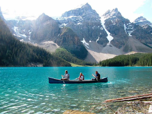 Die Rocky Mountains stehen bei einer  ... Freundschaftsflugs auf dem Programm.   | Foto: T. Lips