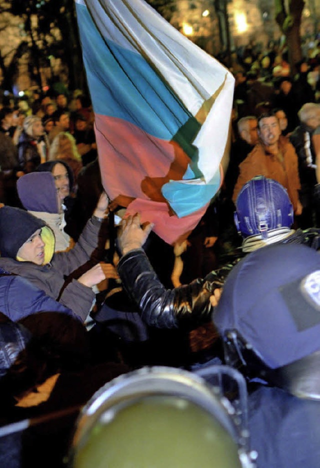 Proteste in Sofia   | Foto: dpa