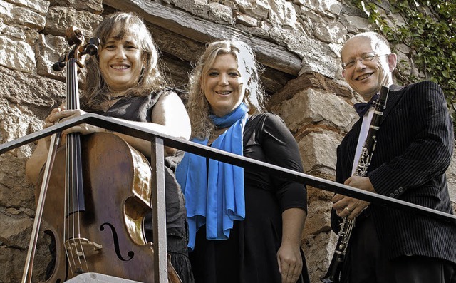 Monica Forster (von links), Susanne Ha...nem Konzert in Eimeldingen zu hren.    | Foto: privat