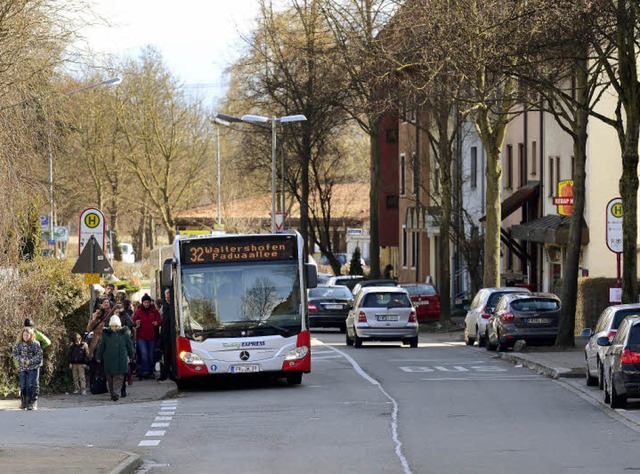 Die Bus-Baustellenumleitung ber die F...ae wird wohl keine Dauereinrichtung.   | Foto: Ingo Schneider