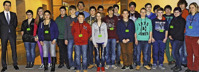 Die Schler der Schlchttalschule bei ihrem spannenden Besuch im Bundestag.  | Foto: Deutscher Bundestag