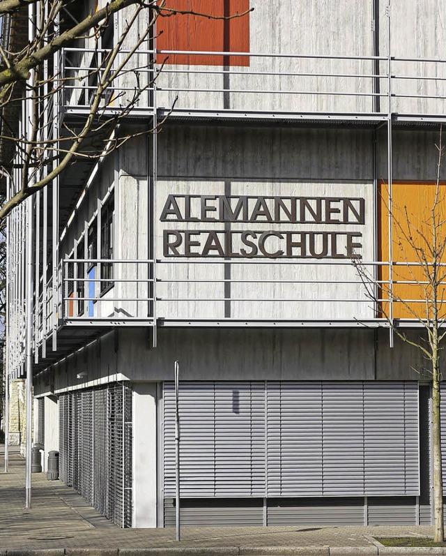 Die Alemannen-Realschule und die Blank...r Gemeinschaftsschule in Frage kommt.   | Foto: Babeck-Reinsch