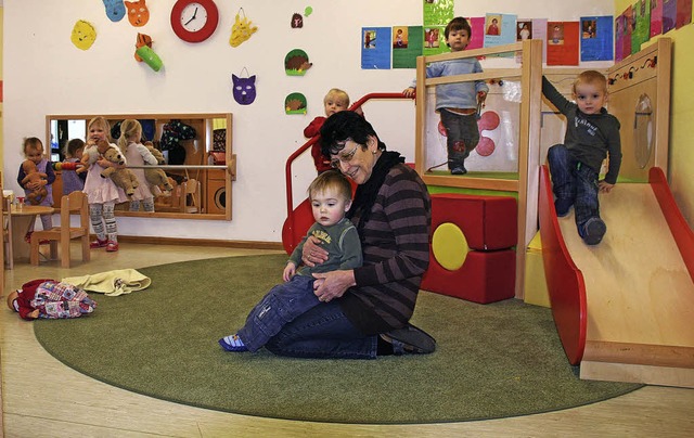 Im September hat der Kindergarten Hint...llen sich der Aufgabe mit Engagement.   | Foto: Marlies Jung-Knoblich