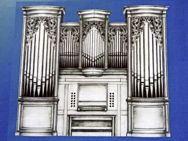 So sieht  die neue Orgel aus, die zur ...epro>Charlotte Frse</BZ-FotoNurRepro>  | Foto: Charlotte Frse
