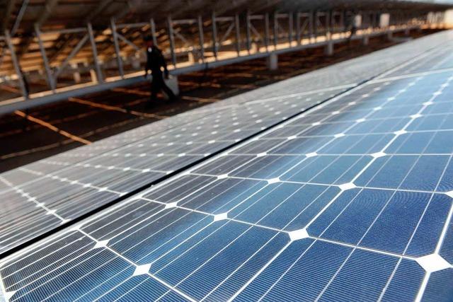Am Kaiserstuhl geht der grte Solarpark im Land in Betrieb