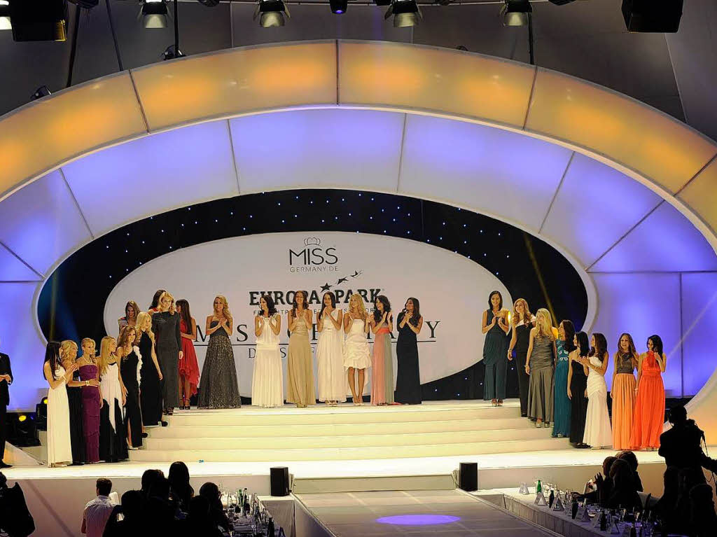 Das Finale der Miss Germany-Wahl 2013 im Europapark Rust.