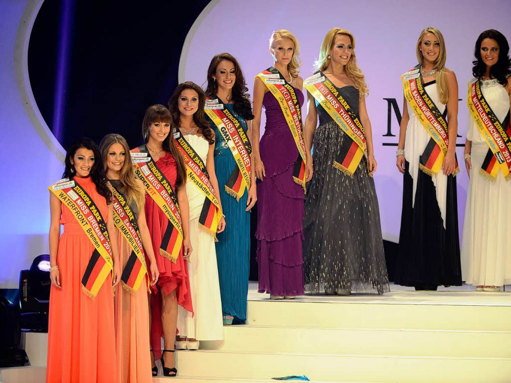 Das Finale der Miss Germany-Wahl 2013 im Europapark Rust.