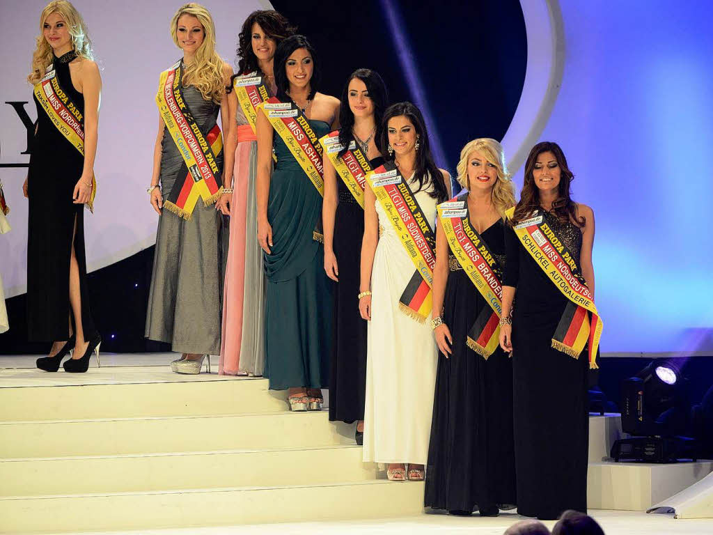 Das Finale der Miss Germany-Wahl 2013 im Europapark Rust.