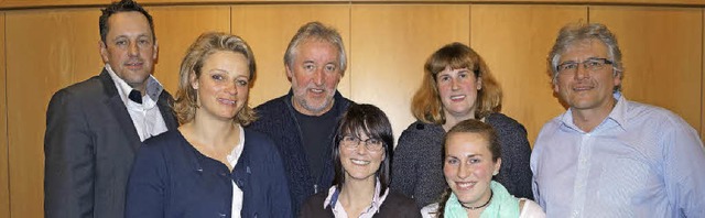 Leiten den Tennisclub: Thomas Heuckero... und Sabrina Maier sowie Claus Reusch   | Foto: Hartenstein