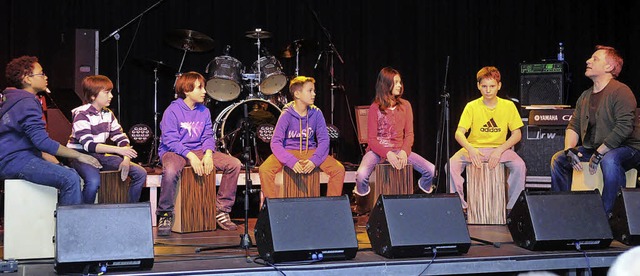 Der musikalische Nachwuchs der Musikschule macht auf sich aufmerksam.   | Foto: wolfgang knstle
