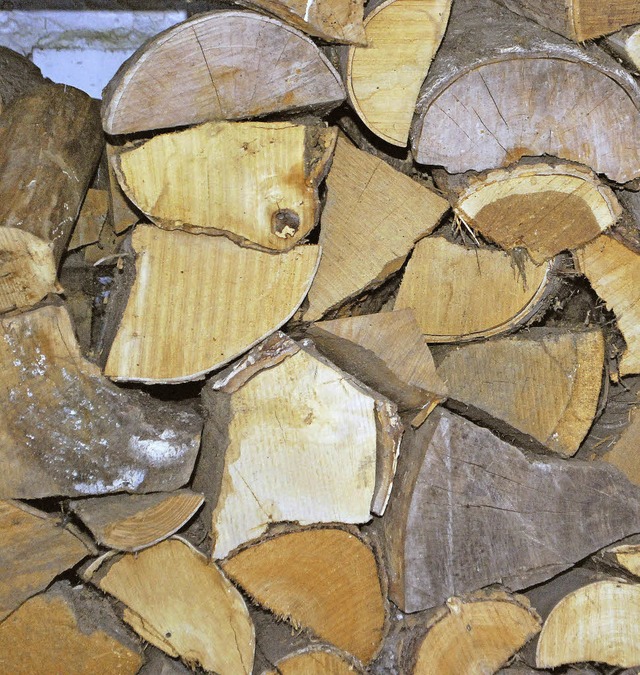 So werden Holzscheite richtig gelagert.  | Foto: benjamin bohn
