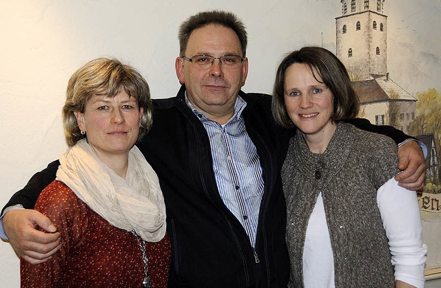 Das neue Trio der gleichberechtigten V...ia Wrth, Franz Merz und Agnes Kaiser.  | Foto: Dietmar Noeske