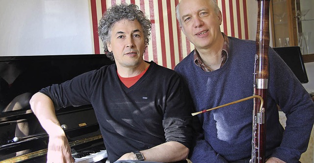 Stefan Heidtmann  und Christian Rabe sorgen fr Filmmusik.    | Foto: privat