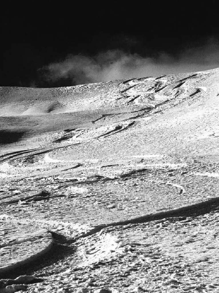 Perfekte Bedingungen: Tiefschnee so weit das Auge reicht.