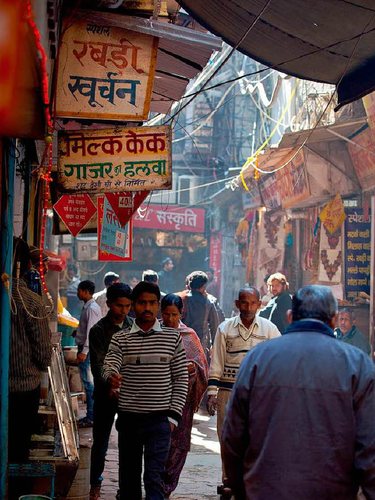 Einen Tag verbrachte die Gruppe auch in Delhi.