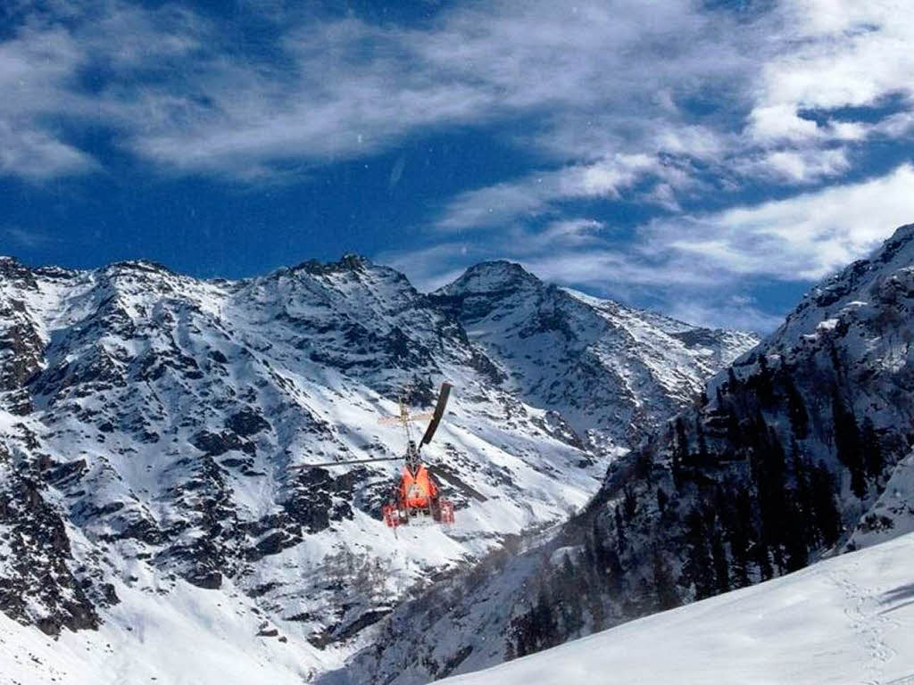 Abflug ins Tal.