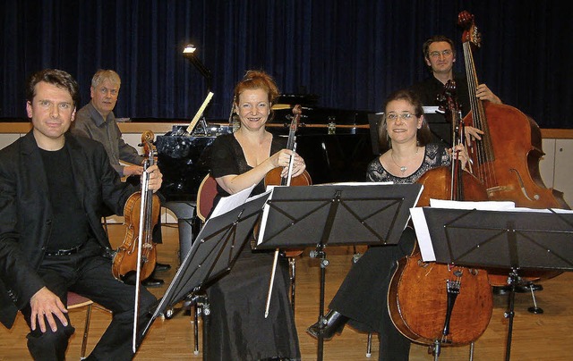 Das Ensemble K&amp;K beim Rheinfelder Konzert   | Foto: Roswitha Frey