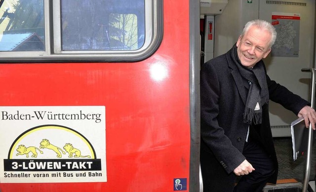 Rdiger Grube, Chef der Bahn AG.  | Foto: dpa
