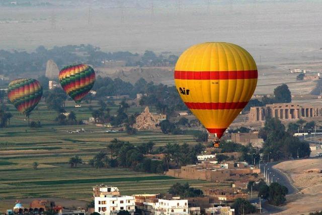 19 Tote bei Explosion eines Heißluftballons in Ägypten