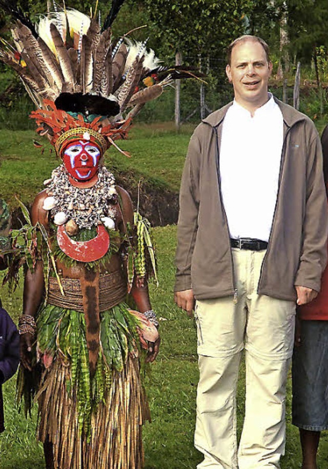 Christliche Partnerschaft Katholische ...Papua-Neuguinea; Pfarrer Frank Prestel  | Foto: Archiv Rseler