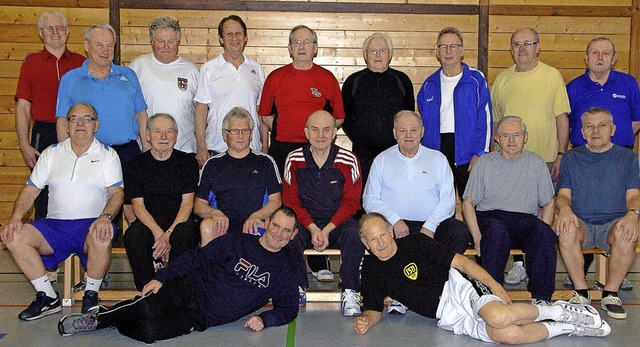 Die fitten Senioren der Gymnastikgrupp... Reichenbach treffen sich jede Woche.   | Foto: Wolfgang Beck