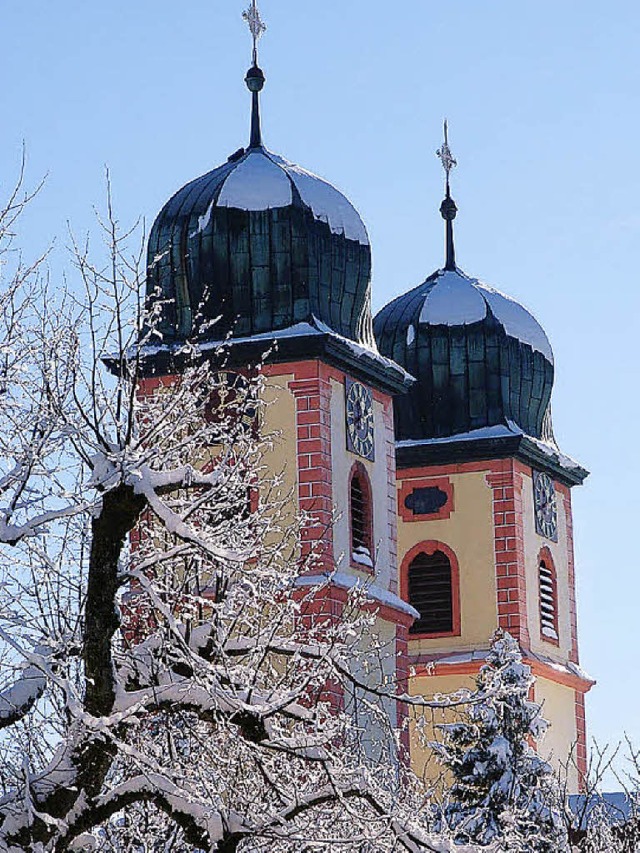 Das haben St. Mrgen und St. Peter sch.... Mrgen, rechts die Kirche St. Peter.  | Foto: BZ-Archiv: privat/Carmen Rombach