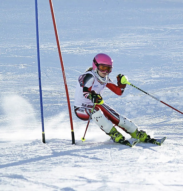 Impression vom Scott Cup in Todtnau.  ...  junge Skifahrer zu rasanten Lufen.   | Foto: skizunft kollnau