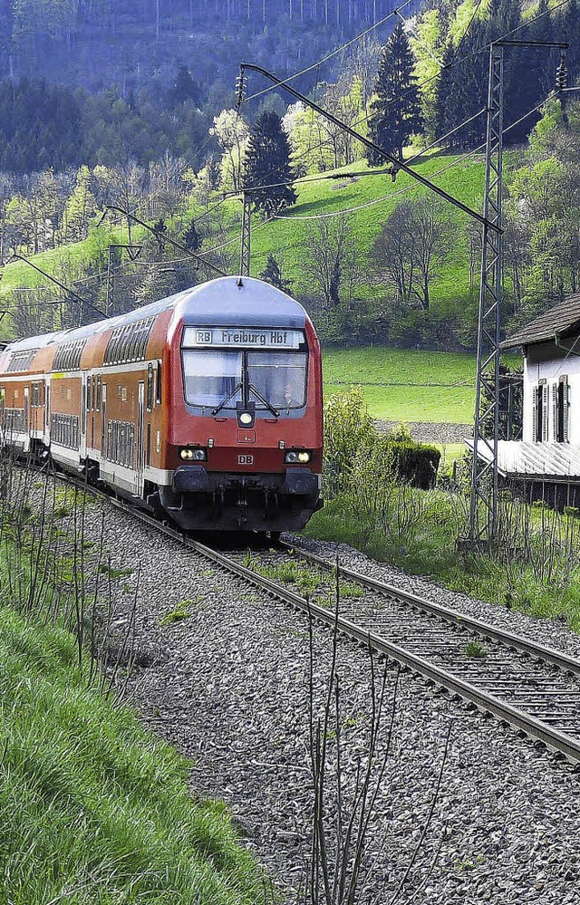 Auf diesem Teil der Hllentalbahn gibt...gen von Freiburg bis Villingen geben.   | Foto: Horst Jeschke
