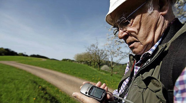 GPS-Schulung im Zweitlerland.   | Foto: Clemens Emmler
