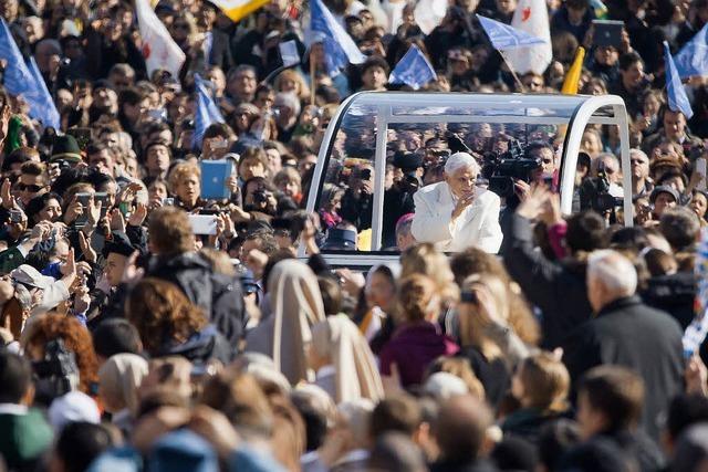 Papst feiert seinen Abschied