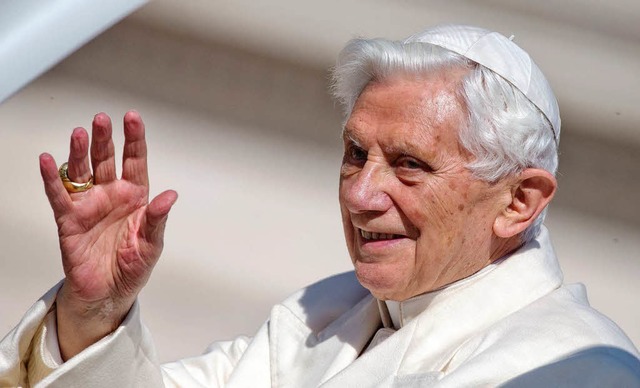 Papst Benedikt XVI.  | Foto: dpa