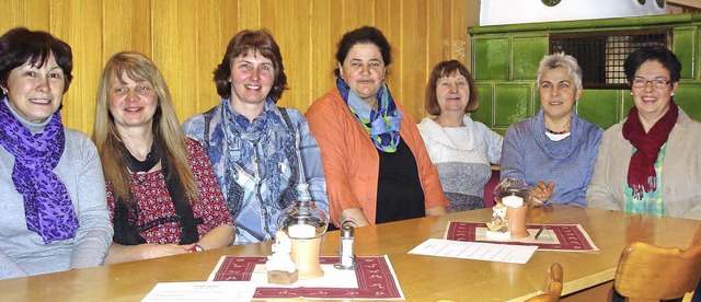 Der aktuelle Vorstand des Landfrauenbe...ndle, Erika Schbel und Karola Morath   | Foto: Erhard Morath