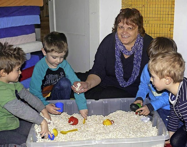 Heidi Neuschtz, Leiterin im Kinderlan... guten Arbeitsklima Fachrfte binden.   | Foto: Sylvia Bleckmann