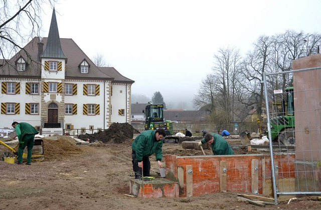 Sanierungsarbeiten Schlosspark Schliengen  | Foto: Michael Behrendt