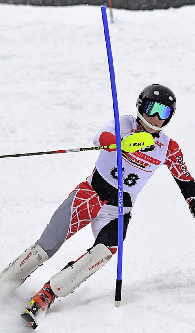 Abwrts: In Bernau stehen am Wochenende zwei FIS-Slaloms auf dem Rennprogramm  | Foto: kauhfold