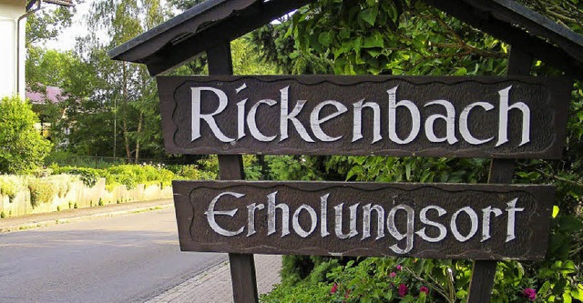 Fr den Luftkurort Rickenbach  weist d...011 aus, Grwihl legte 5.3 Prozent zu.  | Foto: WOLFGANG ADAM