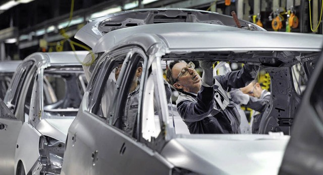 Noch werden im Ruhrgebiet Autos der Marke Opel hergestellt.  | Foto: DPA