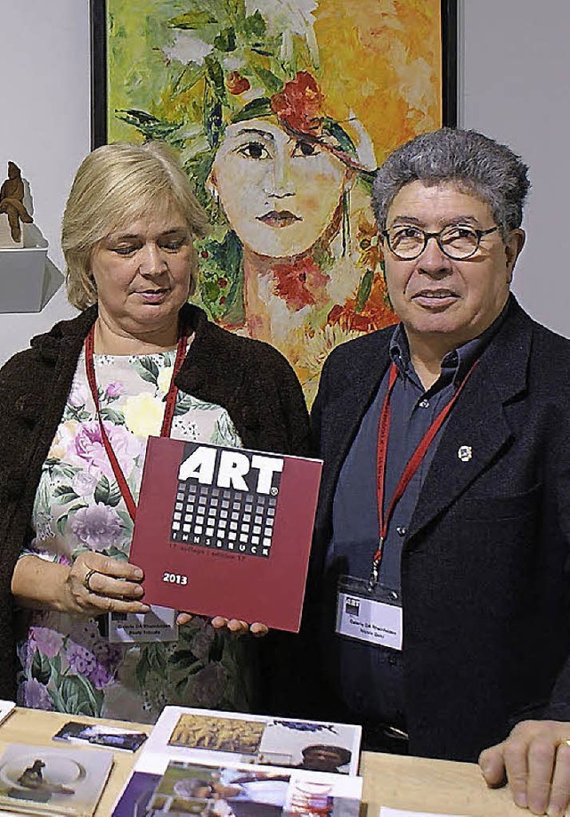 Nicola Quici und Beate Trndle stellte...r Kunstausstellung Art Innsbruck aus.   | Foto: Richard Kaiser