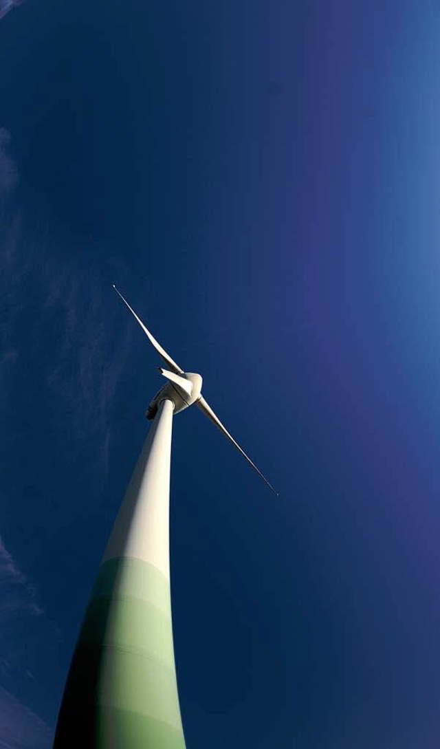 Der Ausbau der Windkraft luft im Sdw...nell wie von der Regierung gewnscht.   | Foto: dpa