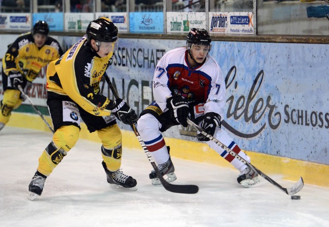 EHC Freiburg verliert zweites Playoff-Spiel gegen Bad Tlz  | Foto: Patrick Seeger